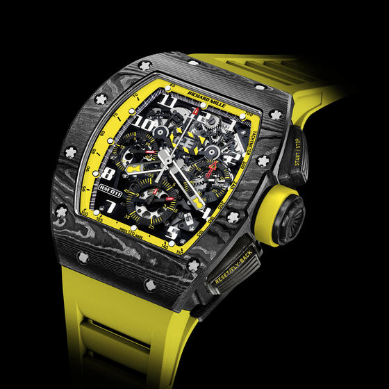 Replica Richard Mille 2015 RM 011 FLYBACK CHRONOGRAPH YELLOW STORM Men Watch